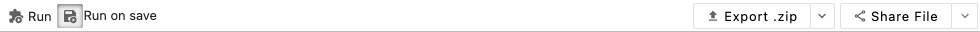 Plugin Playground editor toolbar actions