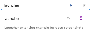 Extension Examples section with code and README actions