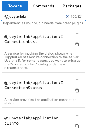 Extension Points token discovery and insertion actions